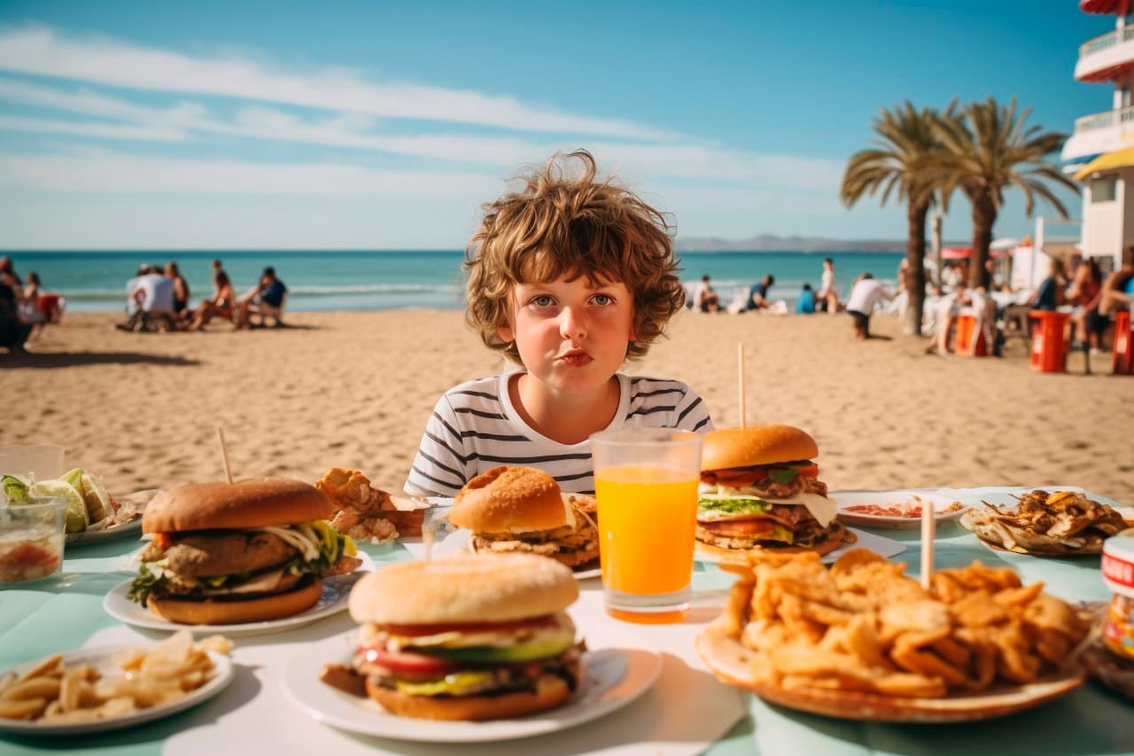 errores en una dieta de vacaciones