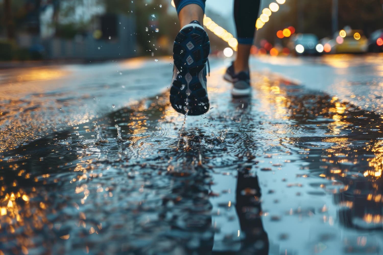 seguir caminando cuando llueve